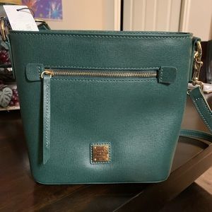 Dooney & Bourke Small Green Crossbody Bag New with Tag Authentic